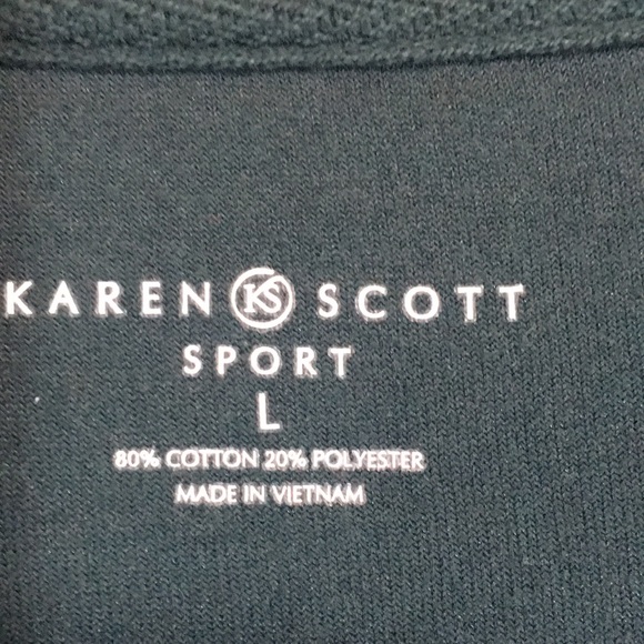 LAURA SCOTT Comfy Cozy Velour Zipper Jacket with Floral Design & Pockets - Picture 13 of 15